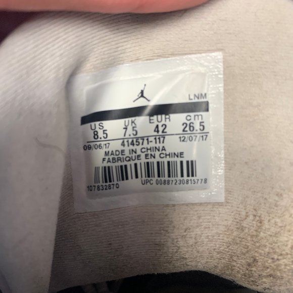 ~Used W/O Box! Men's Nike Air Jordan 13 Hyper Royal Sneakers Size 8.5 - Picture 7 of 8